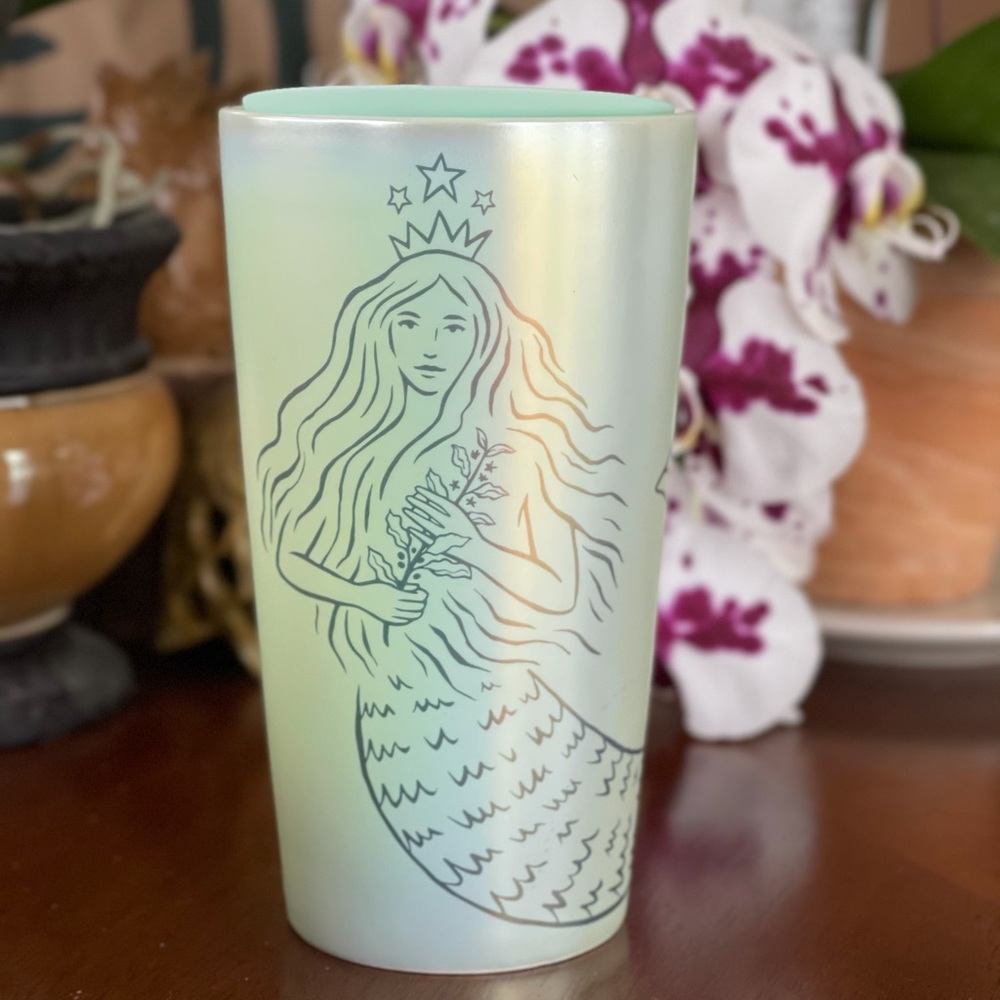 Starbucks Siren Ceramic Tumbler 50th Anniversary - Picture 3 of 5